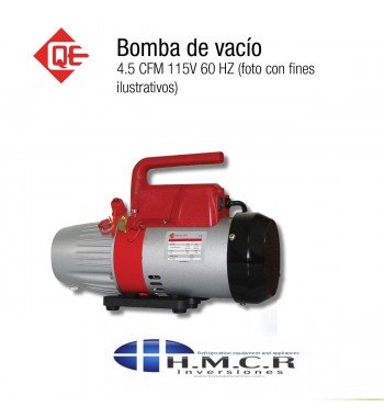 BOMBA DE VACIO DOS ETAPAS 4,5 CFM 110/50-60HZ