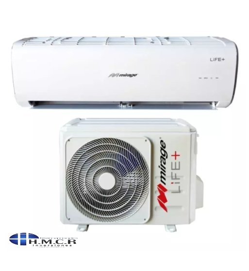 AIRE ACONDICIONADO CONVENCIONAL 12000 BTU 220V MIRAGE LIFE + CLF121Q