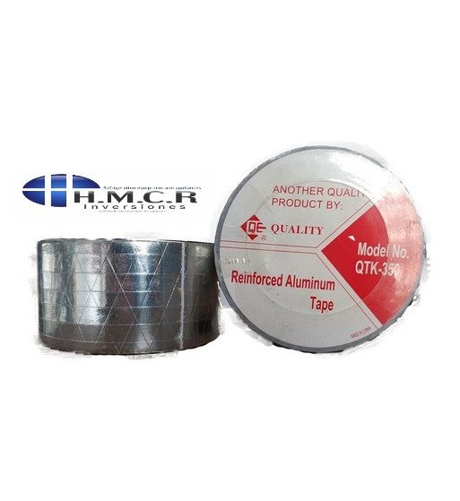 CINTA ADHESIVA ALUMINIO 3" * 50YDS QTK-350 CINTA ADHESIVA ALUMINIO 3" * 50YDS QTK-350