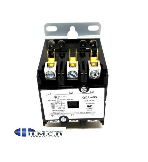 CONTACTOR 40AMP 3POLOS 24V QCA-403 CONTACTOR 40AMP 3POLOS 24V QCA-403