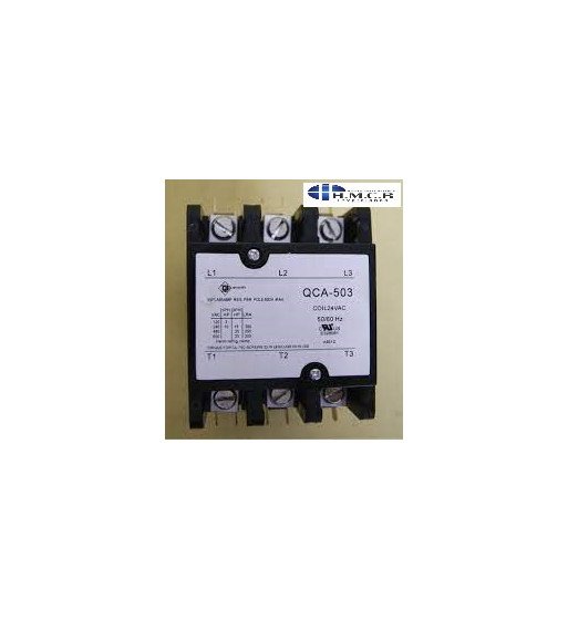 CONTACTOR 50 AMP 3 POLOS 24V QCA-503