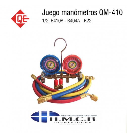 JUEGO MANOMETRO QM-410 R-410 JUEGO MANOMETRO QM-410 R-410