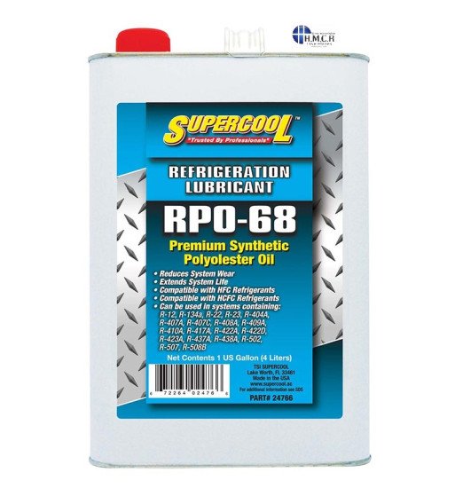 ACEITE POE SINTETICO SUPERCOOL GALON RPO-68 ACEITE POE SINTETICO SUPERCOOL GALON RPO-68