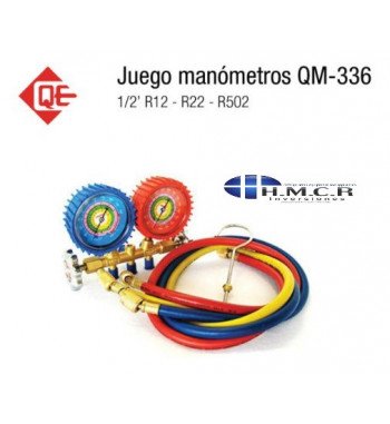 MANOMETRO QM-336 R-22 R-134 QE Quality