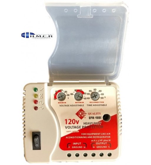PROTECTOR DE VOLTAJE 110 QPM-400E PROTECTOR DE VOLTAJE 110 QPM-400E