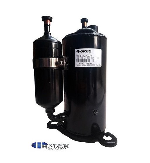 COMPRESOR ROTATIVO 12K 1HP 220V R-22 QX-B172RC030 COMPRESOR ROTATIVO 12K 1HP 220V R-22 QX-B172RC030